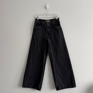 Levi's Women's 94 Baggy Wide Leg Jean in black